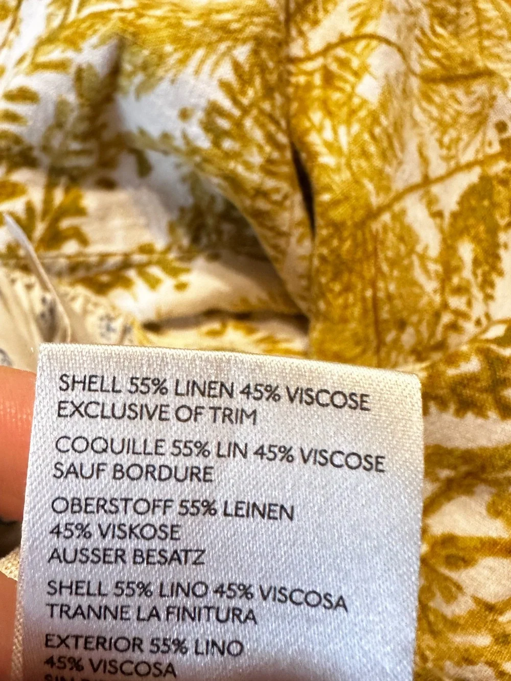 Anthropologie Pilcro Pants Linen Surf The Cottage XS Pull On Beach Boho Coastal